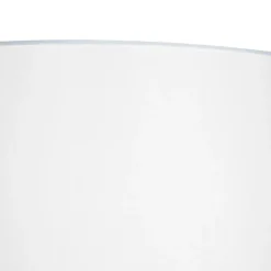 Vloerlamp brons met kap wit en leeslamp - Jelena