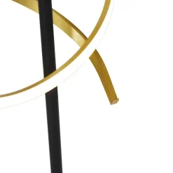 Vloerlamp goud incl. LED 3-staps dimbaar in kelvin - Henk