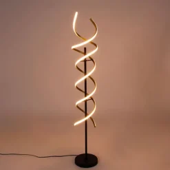 Vloerlamp goud incl. LED 3-staps dimbaar in kelvin - Henk