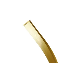 Vloerlamp goud incl. LED 3-staps dimbaar in kelvin - Henk