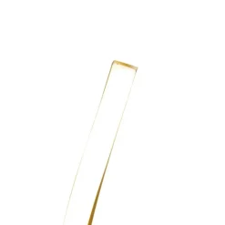 Vloerlamp goud incl. LED 3-staps dimbaar in kelvin - Henk