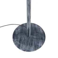 Vloerlamp grijs met grijze kap 50 cm - Simplo