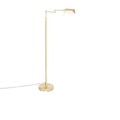 Vloerlamp messing incl. LED met touch dimmer - Notia