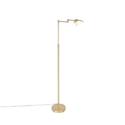 Vloerlamp messing incl. LED met touch dimmer - Notia