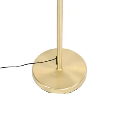 Vloerlamp messing incl. LED met touch dimmer - Notia