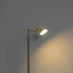 Vloerlamp messing incl. LED met touch dimmer - Notia