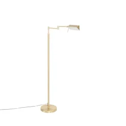 Vloerlamp messing incl. LED met touch dimmer - Notia