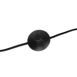 Vloerlamp messing met pauw kap 40 cm - Simplo