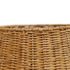 Vloerlamp rotan dimbaar IP65 met afstandsbediening - Saona