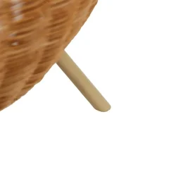 Vloerlamp rotan dimbaar IP65 met afstandsbediening - Saona