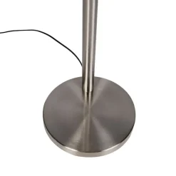Vloerlamp staal incl. LED met touch dimmer - Sixties Trento