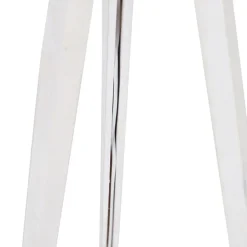 Vloerlamp tripod wit met stoffen kap donkergroen 50cm - Tripod Classic