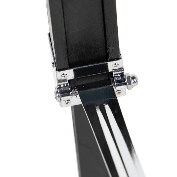 Vloerlamp Tripod zwart met kap 45cm linnen taupe