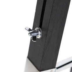 Vloerlamp Tripod zwart met kap 45cm linnen taupe