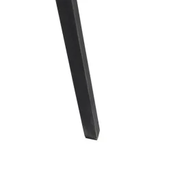 Vloerlamp tripod zwart met kap grijs 50 cm - Tripod Classic