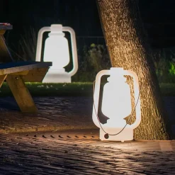 Vloerlamp wit 51 cm IP44 - Storm Large