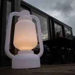 Vloerlamp wit 110 cm IP44- Storm Extra Large