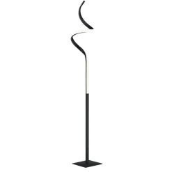 Vloerlamp zwart incl. LED 3-staps dimbaar - Koers