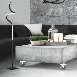 Vloerlamp zwart incl. LED 3-staps dimbaar - Koers