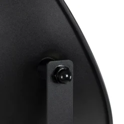 Vloerlamp zwart met goud 35 cm verstelbaar - Magnax