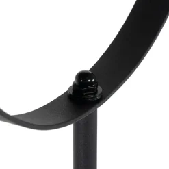 Vloerlamp zwart met goud 35 cm verstelbaar - Magnax