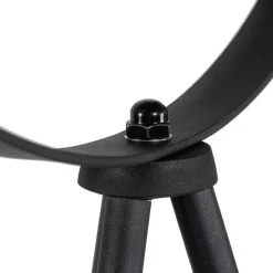 Vloerlamp zwart met goud 42 cm verstelbaar tripod - Magnax