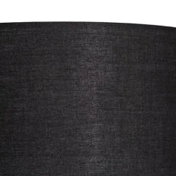 Vloerlamp zwart met gouden binnenkant en leeslamp - Jelena