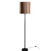 Vloerlamp zwart met velours kap krokodil 40cm - Simplo