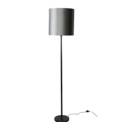 Vloerlamp zwart met velours kap groen 40cm - Simplo