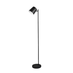 Vloerlamp zwart oplaadbaar incl. LED 4-staps dimbaar - Mateo
