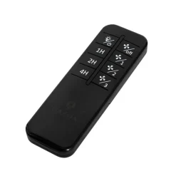 Vloerventilator zwart met goud4-lichts dimbaar - Kim