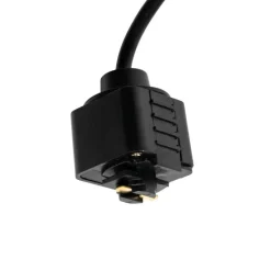 Voeding met vierkante bevestigingsplaat voor 1-fase rail zwart - Iconic