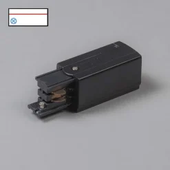 Voeding voor 3-fase rail links zwart - 3-Phase