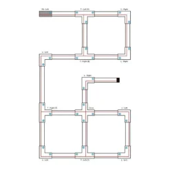 Voeding voor 3-fase rail links zwart - 3-Phase
