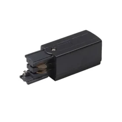 Voeding voor 3-fase rail rechts zwart - 3-Phase