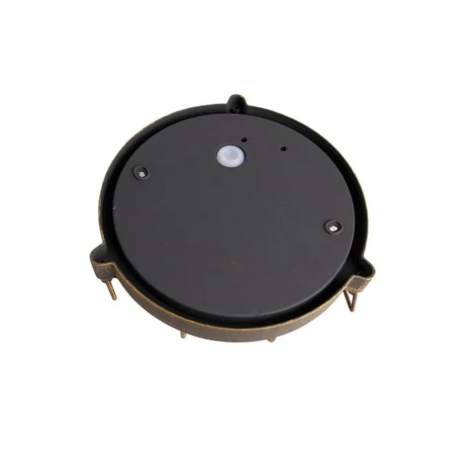 Wand- en plafondlamp goud/messing rond IP44 - Noutica