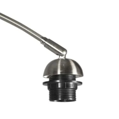 Wandbooglamp staal met kap groen 35/35/20 verstelbaar