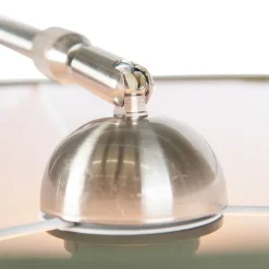 Wandbooglamp staal met kap groen 35/35/20 verstelbaar