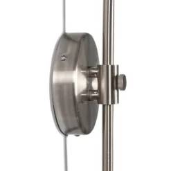 Wandbooglamp staal met kap groen 35/35/20 verstelbaar