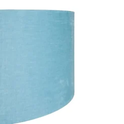 Wandbooglamp staal met kap blauw 50/50/25 verstelbaar