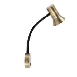 Wandlamp brons met flexarm - Karin flex