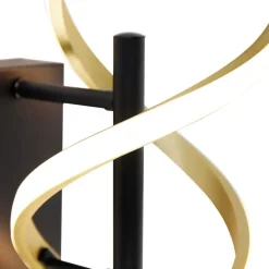 Wandlamp goud incl. LED 3-staps dimbaar in kelvin - Henk