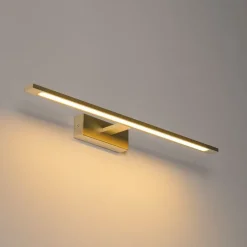 Wandlamp messing 62 cm incl. LED IP44 - Jerre