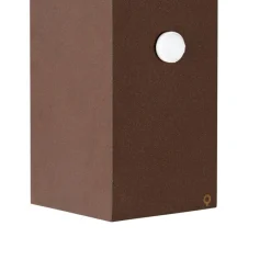 Wandlamp roestbruin 2-lichts AR70 IP44 met bewegingssensor - Baleno