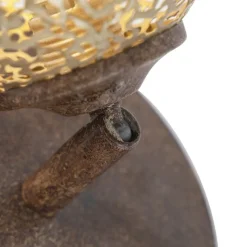 Wandlamp roestbruin verstelbaar met schakelaar - Kreta