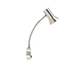 Wandlamp staal met flexarm - Karin flex