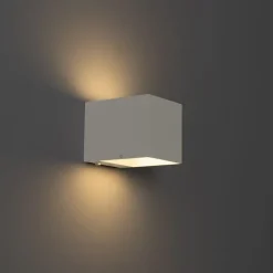 Wandlamp wit incl. LED en touch dimmer oplaadbaar - Joris