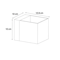 Wandlamp wit incl. LED en touch dimmer oplaadbaar - Joris