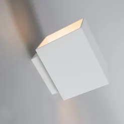 Wandlamp wit vierkant - Sola