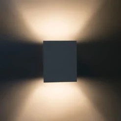 Wandlamp wit vierkant - Sola